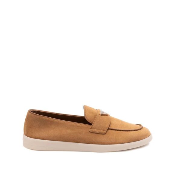 Prada Men Soft Suede Loafers - Picture 1 of 5
